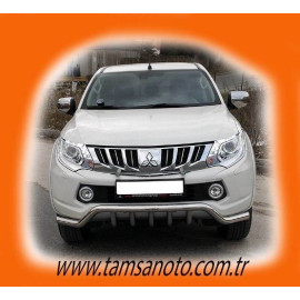 Защита бампера l200 2016+